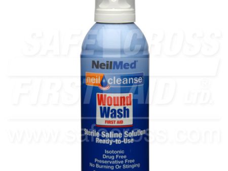 NeilMed Sterile Wound Wash Saline Spray - 177 mL Fashion