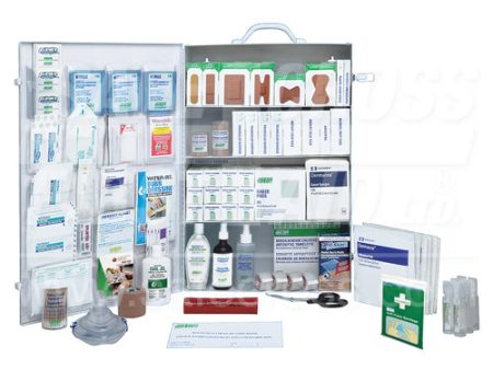 Federal Workplace Deluxe First Aid Kit in Metal Cabinet - #4 Discount