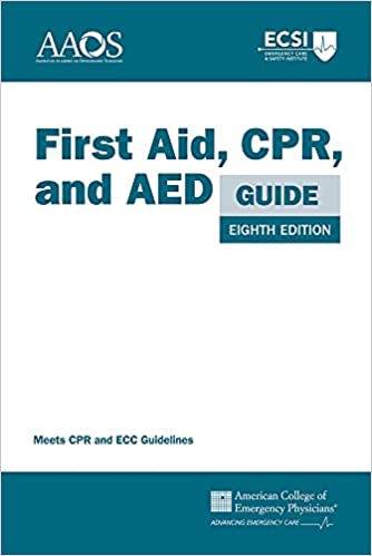 First Aid, CPR and AED Pocket Guide Eighth Edition (With Course Completion Certificate) Online now