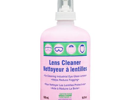 Lens Cleaning Solution - 500 mL Bottle (Boston Round) with Spray Pump Online now