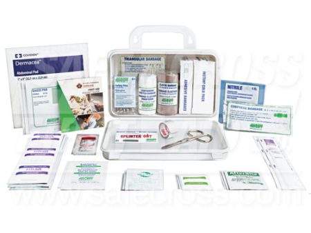 Standard Sports First Aid Kit in Plastic Box - 10 Unit Sale