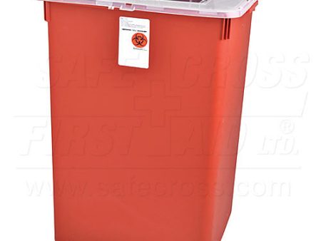 Sharps Biohazard Collector, 37.8 L Supply