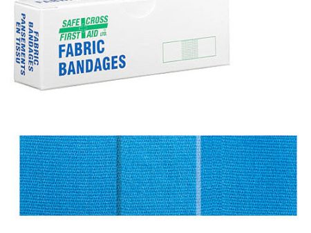 Fabric Detectable Bandages, 2.2 x 7.6 cm, Lightweight, 12 Box Online Hot Sale