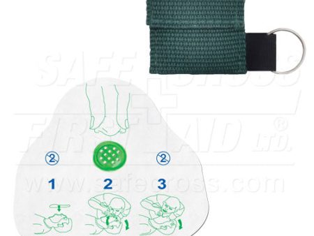 CPR Face Shield, In Mini Pouch - Green Sale