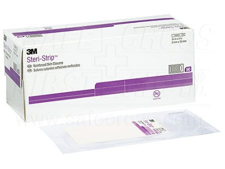 Steri-Strip, Skin Closures, 3 mm x 7.6 cm, 50 Box Online Hot Sale