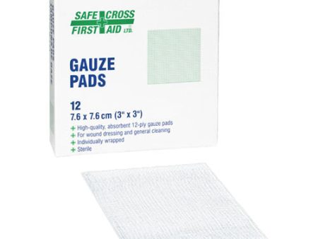 Gauze Pads, 7.6 x 7.6 cm, Sterile, 12 Box Online