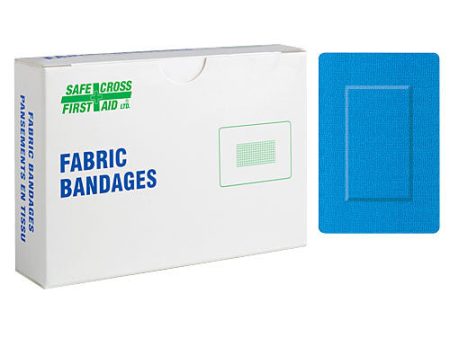 Fabric Detectable Bandages, Large Patch, 5.1 x 7.6 cm 12 Box Sale