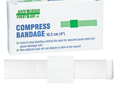 Compress Bandage, 10.2 x 10.2 cm (4  x 4 ), 1 Unit Box Online now