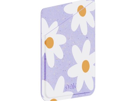 Daisy Lavender Phone Case Card Holder  Hot on Sale