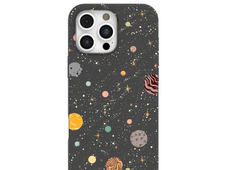 Black Galactic Glow iPhone 16 Pro Max Case Online now