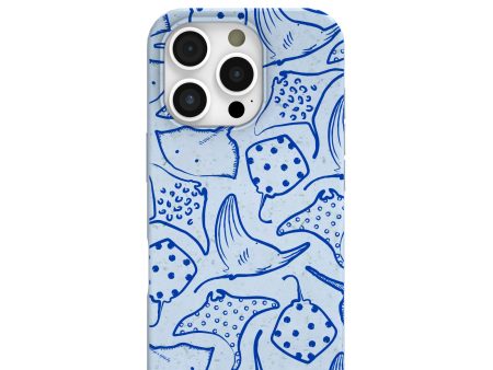 Powder Blue Stingray Fever iPhone 16 Pro Case For Sale