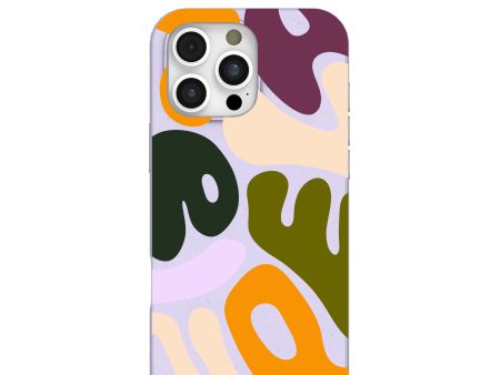 Lavender Alphabet Soup iPhone 16 Pro Max Case For Sale