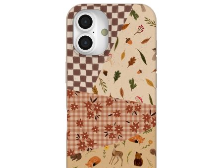 Seashell Autumn Quilt iPhone 16 Case Hot on Sale