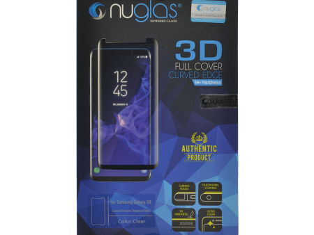 Samsung Galaxy S9 Nuglas Full Coverage 3D Tempered Glass Protection Screen Cheap