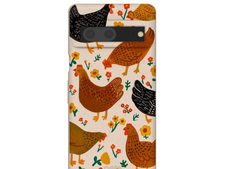 Seashell Chicken Garden Google Pixel 7 Case Cheap