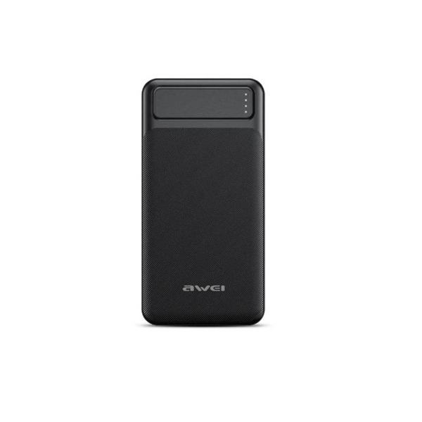 AWEI P5K Portable Power Bank 10000mAh Powerbank Dual USB A Type c Micro Dual input Fast Charge Travel Poverbank For Mobile Phone For Sale