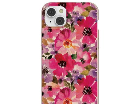 Seashell Painted Petals iPhone 14 Plus Case Hot on Sale