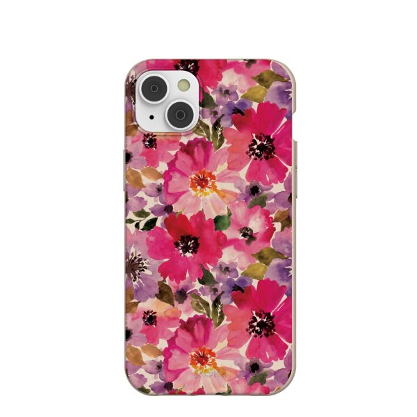 Seashell Painted Petals iPhone 14 Plus Case Hot on Sale