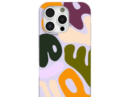 Lavender Alphabet Soup iPhone 16 Pro Case Sale