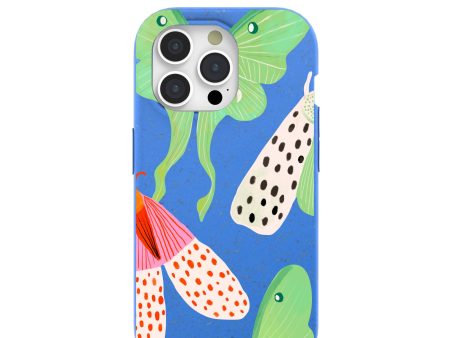 Electric Blue Mothopia iPhone 15 Pro Case For Sale