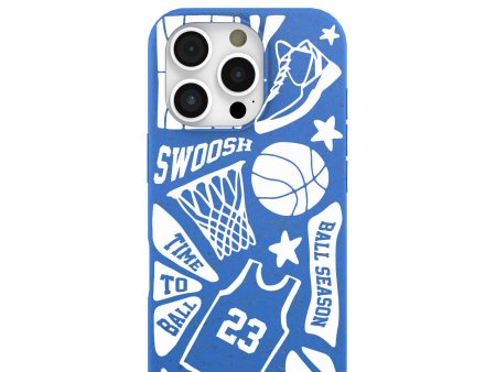 Electric Blue Ball Season iPhone 16 Pro Case For Cheap