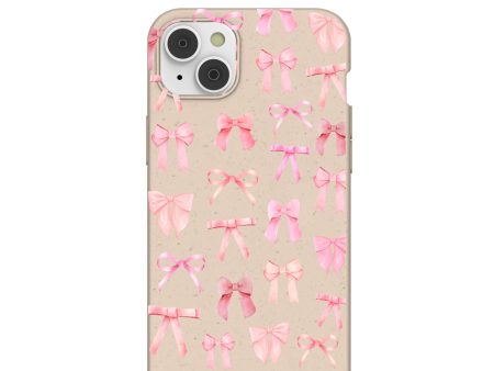 Seashell Rosy Bows iPhone 14 Plus Case Discount