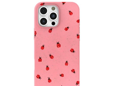 Bubblegum Pink Rosy Ladybug iPhone 16 Pro Max Case Online