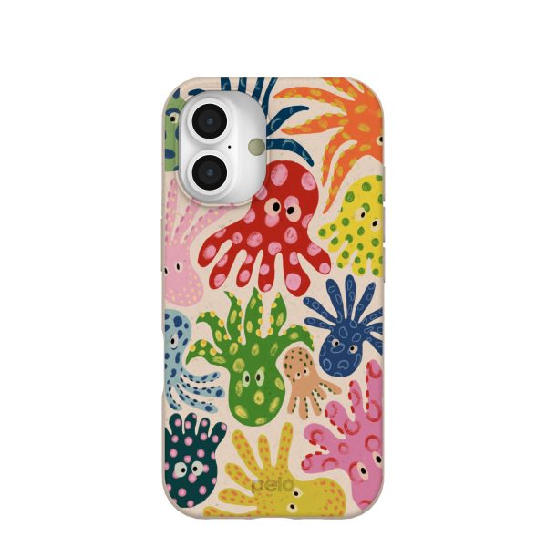 Seashell Octopi iPhone 16 Case Cheap