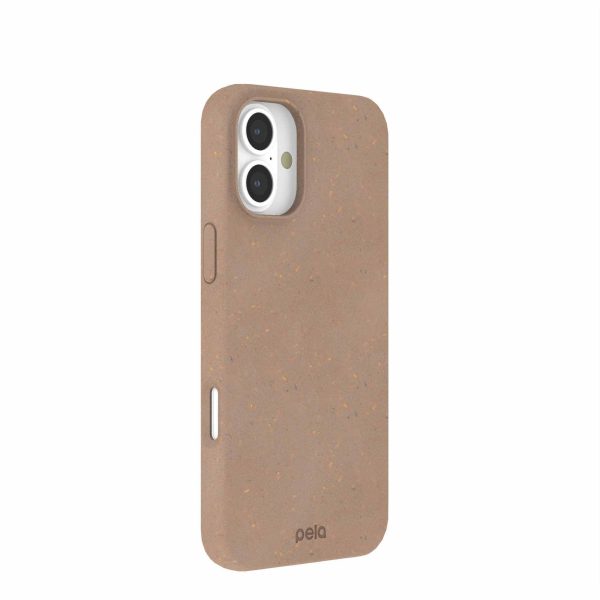 Chocolate Brown iPhone 16 Plus Case Fashion