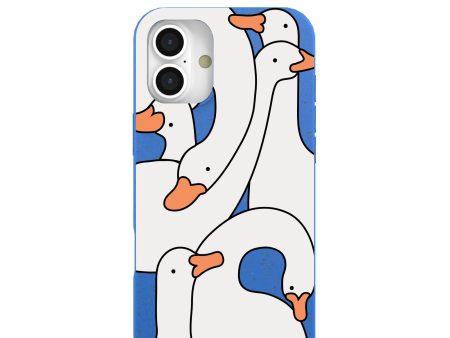 Electric Blue Silly Goose iPhone 16 Plus Case Hot on Sale