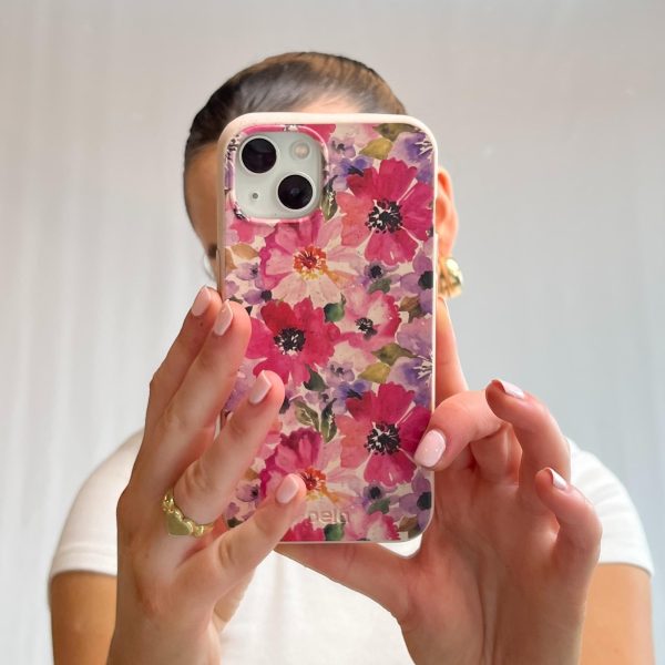 Seashell Painted Petals iPhone 14 Plus Case Hot on Sale