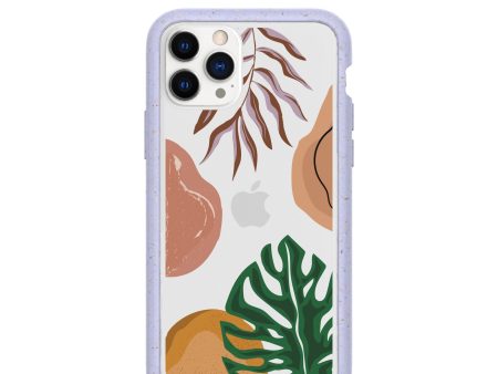 Clear Abstract Botanics iPhone 11 Pro Case With Lavender Ridge on Sale