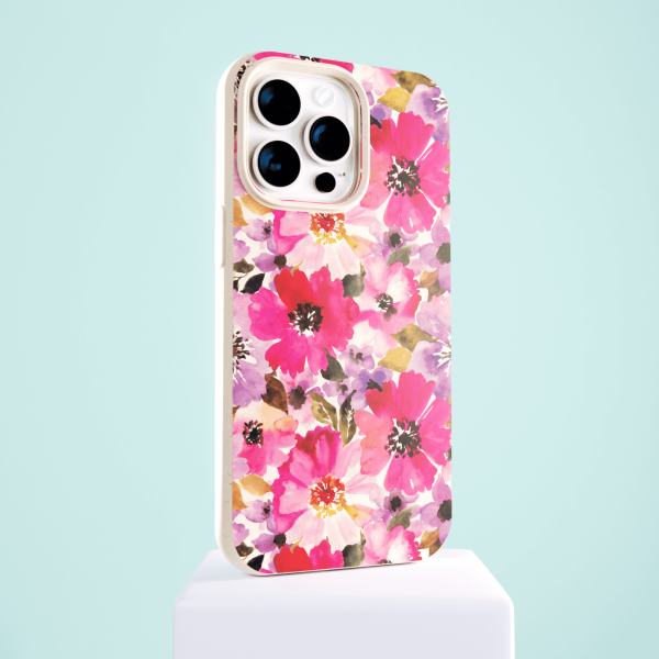 Seashell Painted Petals iPhone 14 Plus Case Hot on Sale