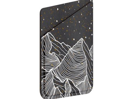 Night Panorama Black Phone Case Card Holder Cheap