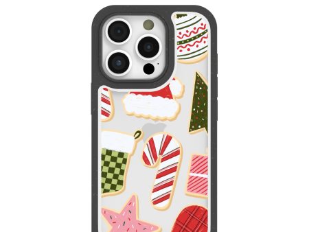 Clear Festive Cookies iPhone 16 Pro Case With Black Ridge Supply