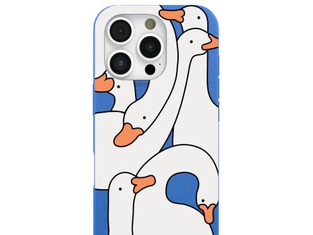 Electric Blue Silly Goose iPhone 16 Pro Case on Sale