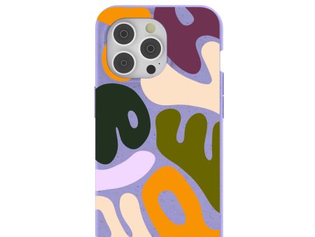 Lavender Alphabet Soup iPhone 14 Pro Case on Sale