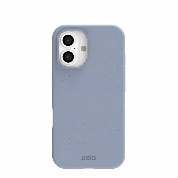 Steel Blue iPhone 16 Case Hot on Sale