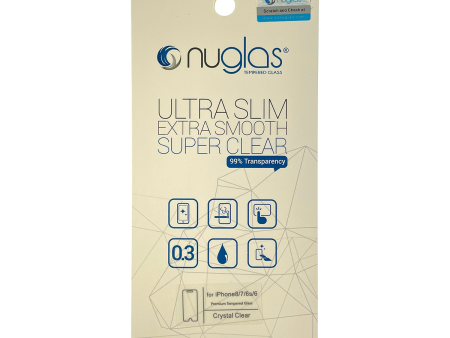 iPhone 8 Nuglas 2.5D Tempered Glass Protection Screen Fashion