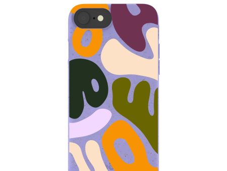 Lavender Alphabet Soup iPhone 6 6s 7 8 SE Case For Sale