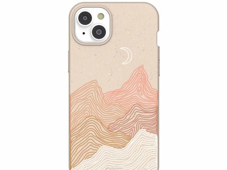 Seashell Pink Peaks iPhone 14 Plus Case Sale