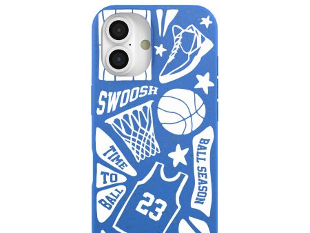 Electric Blue Ball Season iPhone 16 Case Online