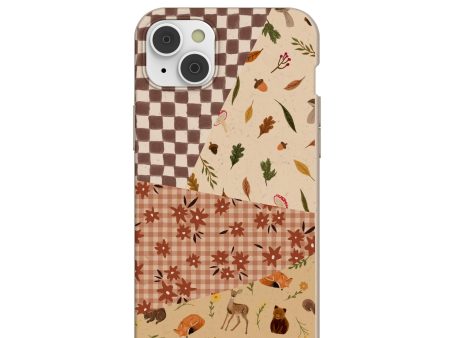 Seashell Autumn Quilt iPhone 14 Plus Case on Sale