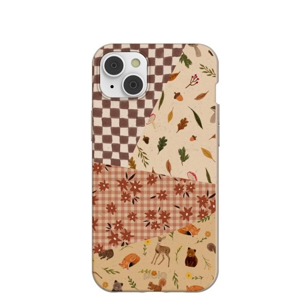 Seashell Autumn Quilt iPhone 14 Plus Case on Sale