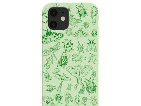 Sage Green Linear Entomology iPhone 12  iPhone 12 Pro Case For Sale