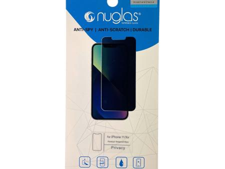 iPhone XR 11 NuGlas Privacy Tempered Glass Protection Screen Sale