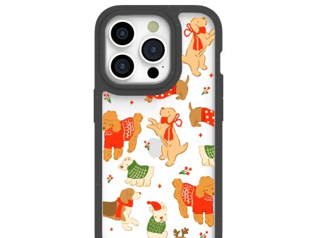 Clear Jolly Doggos iPhone 15 Pro Case With Black Ridge Hot on Sale