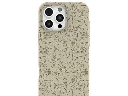 London Fog Say Meow iPhone 16 Pro Max Case Fashion