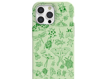 Sage Green Linear Entomology iPhone 15 Pro Max Case on Sale