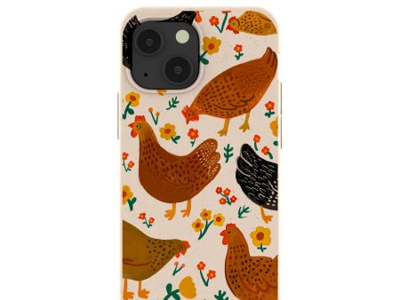 Seashell Chicken Garden iPhone 13 Mini Case Hot on Sale